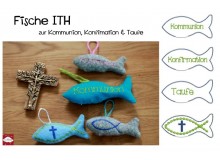 ITH Anhänger Fisch - Konfirmation, Kommunion, Taufe